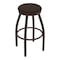 Holland Bar Stool Co 30" Swivel Bar Stool, Bronze Finish, Rein Coffee Seat 80230BZ025 - alternate 1